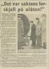Bilete av Magnus fr?a artikkel i Rogaland Avis 26 november 1960